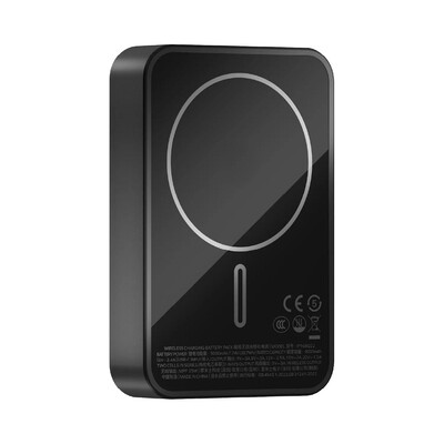 Портативное зарядное устройство MOMAX 1-Power Q.Pass 2 (10000mAh) Magnetic Battery Pack Qi 2.2 25W (IP168) чёрный(3)