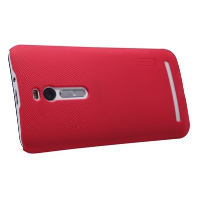 Пластиковый чехол с пленкой Nillkin Super Frosted Shield Red для Asus ZenFone 2 ZE550ML (ZE551ML)(3)