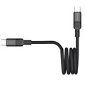 Магнитный кабель Momax DC60D Mag. Link 60W USB-C to USB-C Magnetic cable 1m черный(#2)