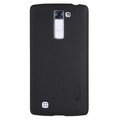 Пластиковый чехол с пленкой Nillkin Super Frosted Shield Black для LG K7(X210DS)(#1)