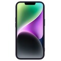 Силиконовая накладка с пластиной Magsafe Nillkin CamShield Silky Magnetic Silicone Case Темно-синяя для Apple iPhone 14 Plus(#2)