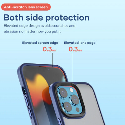 Защитный чехол Rock Guard Series Case Matte черный для Apple iPhone 13 Pro(5)