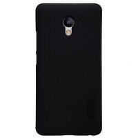 Пластиковый чехол с пленкой Nillkin Super Frosted Shield Black для Meizu M3E