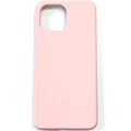 Силиконовый чехол Silicone Case светло-розовый для Xiaomi 11 Lite(#1)