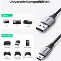 Кабель Ugreen USB-A to Mini USB 2.0 US375 80796 черный(#3)
