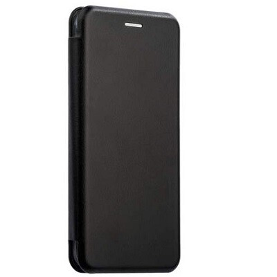 Чехол-книга на основе из силикона Book Case New 3D черный для Xiaomi Redmi Note 7(2)