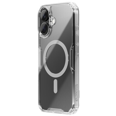 Силиконовый чехол Nillkin Nature TPU Pro Magnetic Case Прозрачный для Apple iPhone 16(3)
