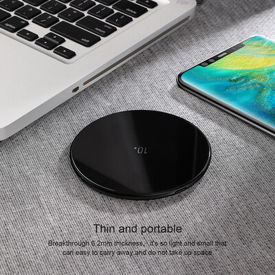 Беспроводное зарядное устройство Baseus Simple Wireless Charger 10W For HUAWEI черный(8)