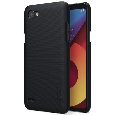 Пластиковый чехол с подставкой Nillkin Super Frosted Shield Black для LG Q6(3)