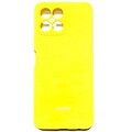 Силиконовый чехол Silicone Case с закрытым низом и защитой камеры желтый для Honor X6(#1)