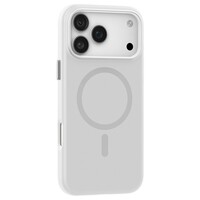 Силиконовый чехол Mosbros Pure Magsafe Mag Icoat белый для Apple iPhone 18 Pro Max