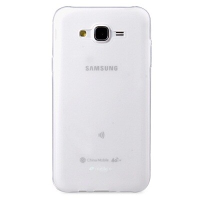 Силиконовый чехол с пленкой Melkco Poly Jacket TPU Case White для Samsung Galaxy J7 (2015)/ J7 Neo(1)