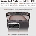 Кевларовый чехол Pitaka Ultra-Slim Case MagSafe Tactile Woven-Sunset для Apple iPhone 16 Pro Max(#5)
