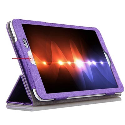 Полиуретановый чехол Mofi Book Case Purple для Asus Fonepad 8 FE380CG(2)
