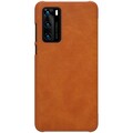 Кожаный чехол Nillkin Qin Leather Case Коричневый для Huawei P40(#2)