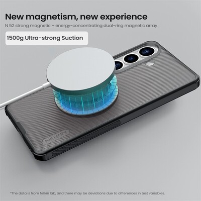 Пластиковый чехол Nillkin Super Frosted Shield Pro Magnetic Case (прозрачная версия) для Samsung Galaxy S26(12)