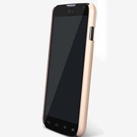 Пластиковый чехол Nillkin D-Style Matte Gold для LG L90 Dual D410