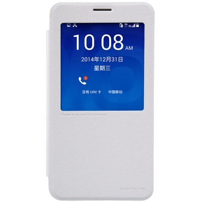 Полиуретановый чехол Nillkin Sparkle Leather Case White для Huawei Ascend GX1(1)