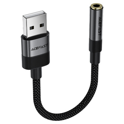 Аудио-конвертер (адаптер) Acefast J13 USB-A to 3.5mm female(2)