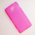 Силиконовый чехол Becolor Pink Mat для Sony Xperia M2 Dual S50h(#1)