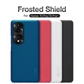 Пластиковый чехол с подставкой Nillkin Super Frosted Shield Красный для Huawei Honor 70 Pro(#5)