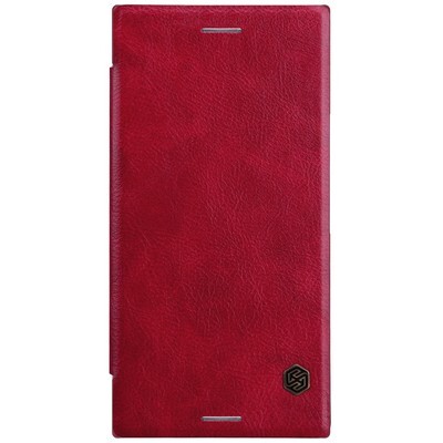 Кожаный чехол Nillkin Qin Leather Case Red для Sony Xperia XZ Premium(1)
