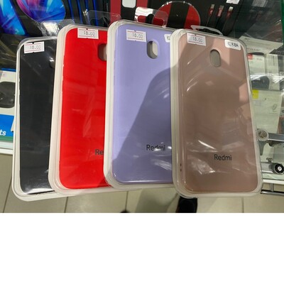 Силиконовый чехол Silicone Case сиреневый для Xiaomi Redmi 8A(2)