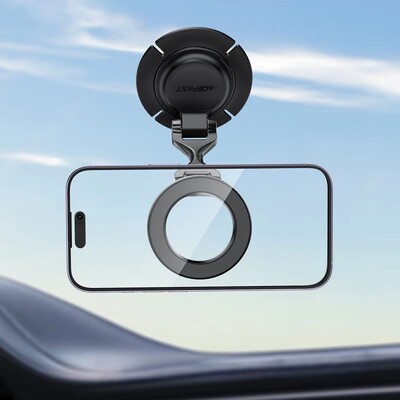 Автомобильный магнитный держатель с беспроводной зарядкой Magsafe Acefast D65(5)
