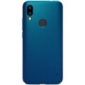 Пластиковый чехол с подставкой Nillkin Super Frosted Shield Синий для Xiaomi Redmi 7(#1)
