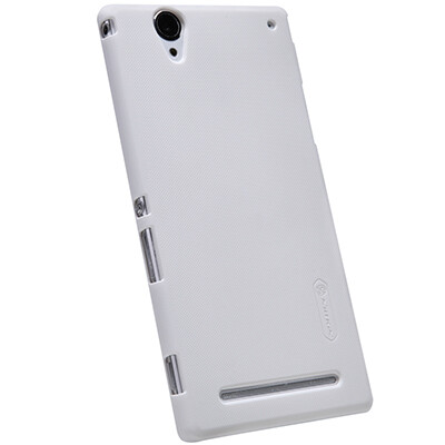 Пластиковый чехол Nillkin Super Frosted Shield White для Sony Xperia T2 Ultra Dual(4)