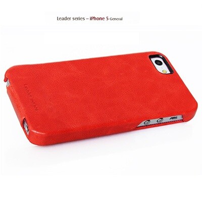 Кожаный чехол Borofone General Series Red для Apple iPhone 5/5s/SE(3)