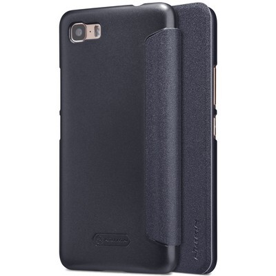 Полиуретановый чехол книга Nillkin Sparkle Leather Case Black для Asus ZenFone 3S Max ZC521TL(3)
