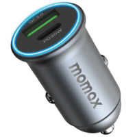 Автомобильное зарядное MOMAX UC18E 30W Dual-port QC3.0 PD30W car charger