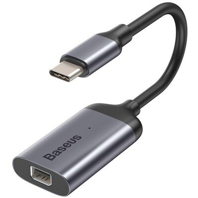 USB-концентратор Baseus Enjoyment Series Type-C to Mini DP HUB Convertor Deep gray (CAHUB-Z0G)(1)