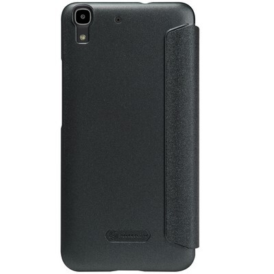 Полиуретановый чехол Nillkin Sparkle Leather Case Black для Huawei Ascend Y6 (Y625)(2)