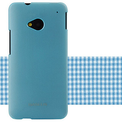 Пластиковый чехол Baseus Plastic Hard Back Case Blue для HTC One M7(1)