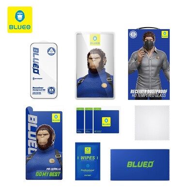 Защитное стекло Blueo Receiver Dustproof HD glass для Apple iPhone 15 Pro Max(3)
