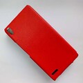 Кожаный чехол Up Case Red для Huawei Ascend P6(#2)
