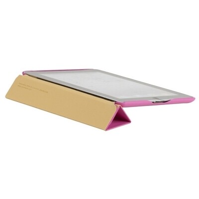 Кожаный чехол Jisoncase Executive Smart Cover Pink для Apple iPad 4(4)