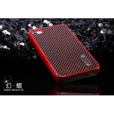 Пластиковый чехол Nillkin Phantom Glistening Series Red для Apple iPhone 4/4S(1)