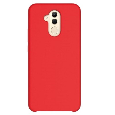 Силиконовый чехол Silicone Case красный для Huawei Mate 20 Lite(1)