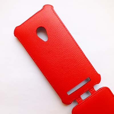 Кожаный чехол Armor Case Red для Asus ZenFone 5(4)