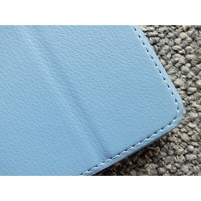 Кожаный чехол Jisoncase Smart Leather Blue для Apple iPad mini(2)