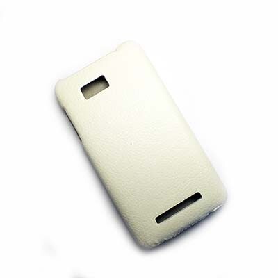 Кожаный чехол Armor Case White для HTC Desire 400 Dual Sim(3)