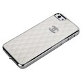 Пластиковая накладка CHANEL White для Apple iPhone 5/5s/SE(#2)