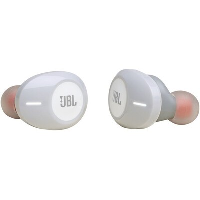 Наушники беспроводные Bluetooth JBL Tune 120 TWS вакуумные с микрофоном белые(4)