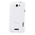 Силиконовый чехол накладка Moings White для HTC One X(#1)