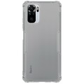 Силиконовый чехол Nillkin Nature TPU Case Серый для Xiaomi Redmi Note 10S(#1)