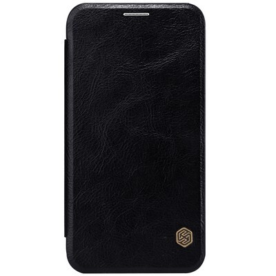 Кожаный чехол Nillkin Qin Leather Case Black для Samsung Galaxy E7(1)