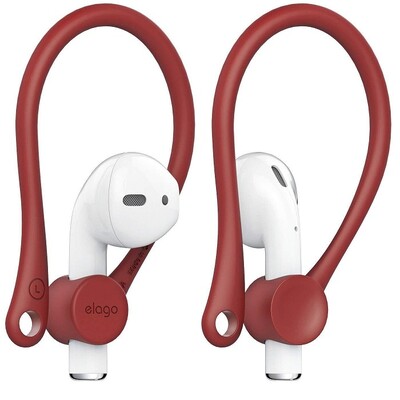Держатель Elago Earhook для наушников Apple AirPods красный(1)